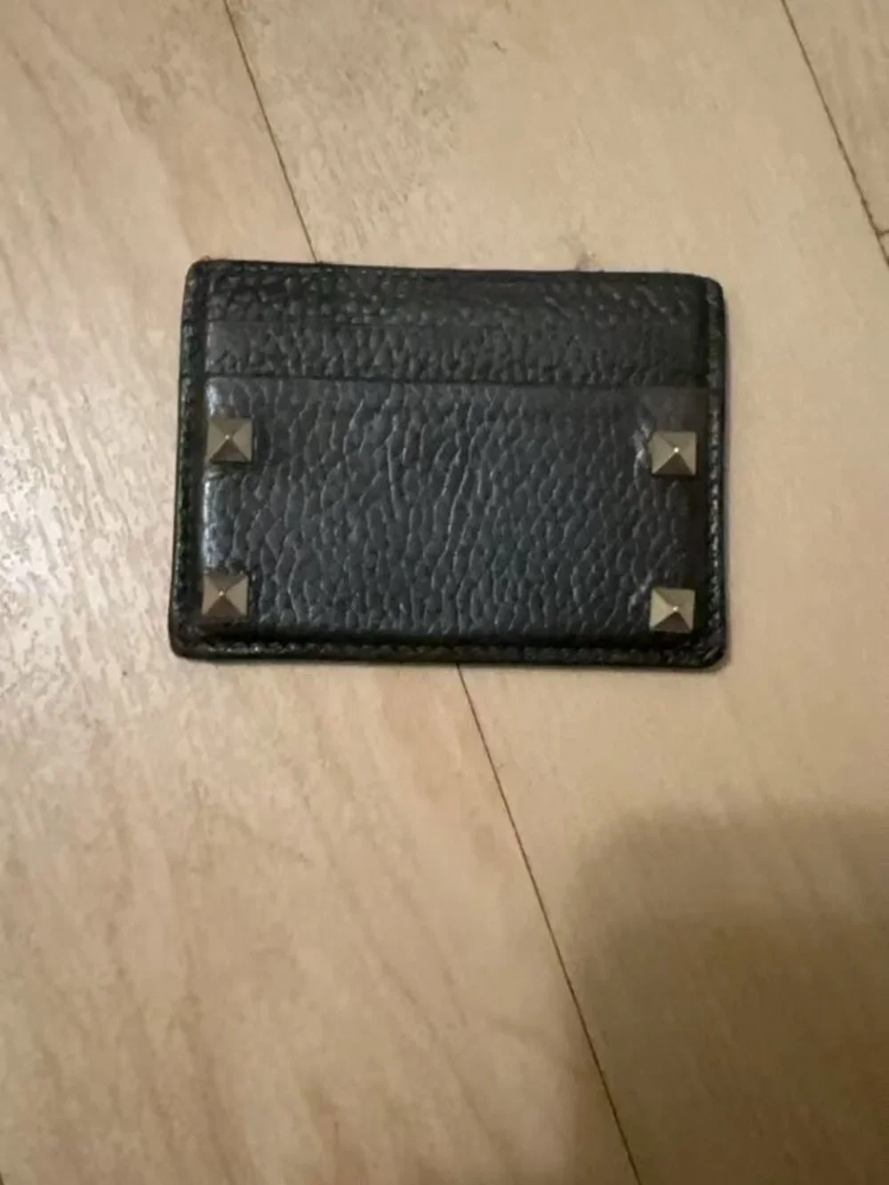 Valentino Garavani Men's Rockstud Camouflage Jacquard Cardholder